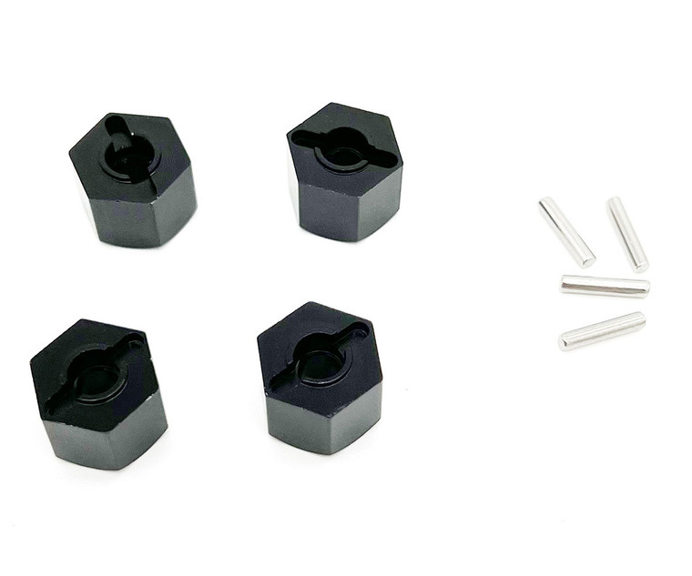 Racers Edge - 12mm Wheel Hex Adapters with Pins (4) for CEN F250 - 1960