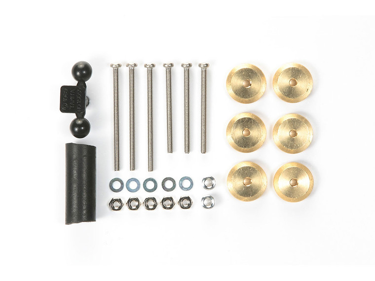 Tamiya - JR Adjustable Mass Dampers, 2.5g, Weights x6 - 95324