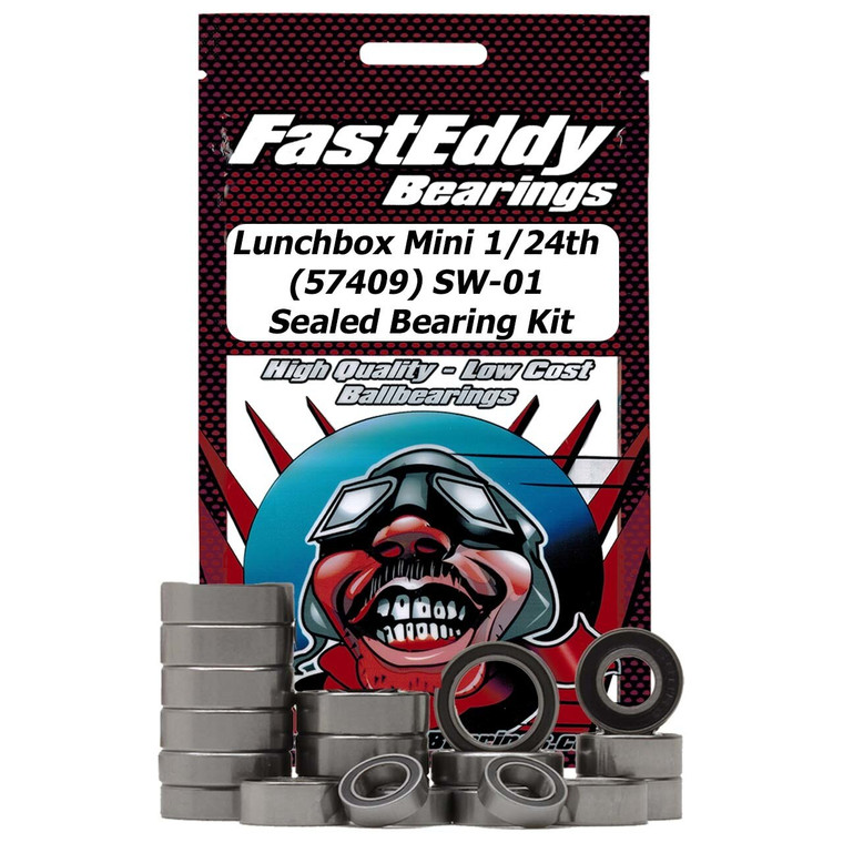 Team FastEddy - Tamiya Lunchbox Mini 1/24th SW-01 Sealed Bearing Kit - 5923