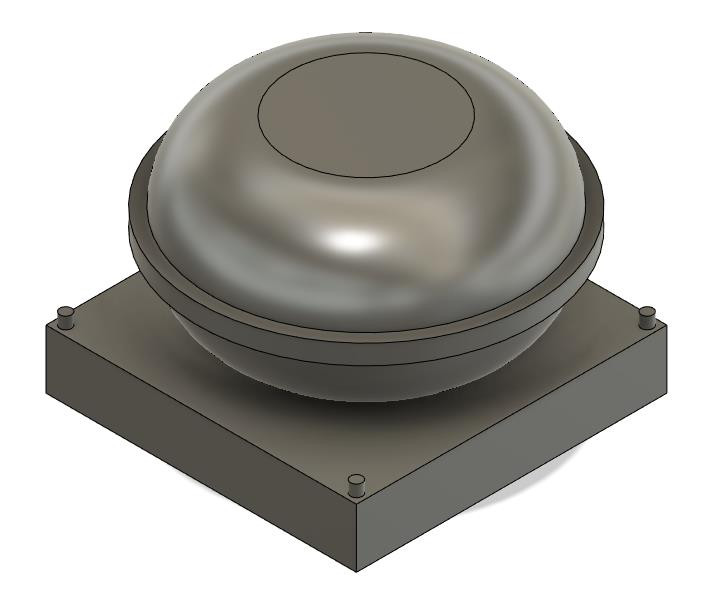 CMR Products - HO Small Round GPS Dome 4pc - 4151104