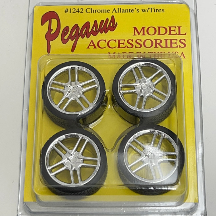 Pegasus - Allante's Chrome Rims w/Tires - 1242