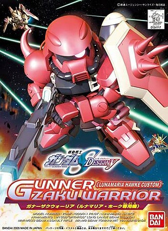 Bandai - Gundam Models - BB281 Gunner Zaku Warrior - 134117