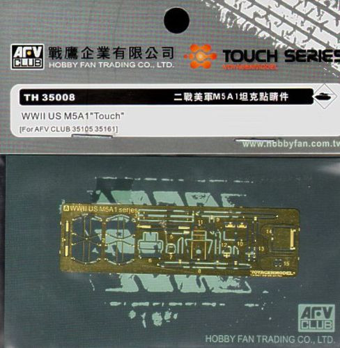 AFV Club - Photo Etch for M5A1 - TH35008