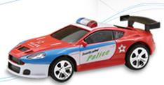 IMEX Models - 1:58 R/C Police Car Red 2.4g - 2006R