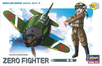 Hasegawa Models - Egg Plane A6M Zero Fighter - 60118