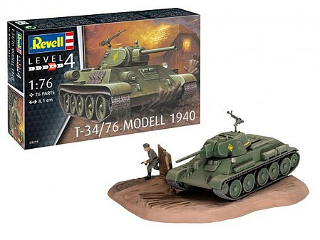 Revell Monogram Germany - T-34/76 Model 1940 1:76 - 3294