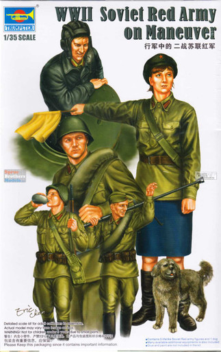 Trumpeter Models - WWII Soviet Red Army Marching 1:35 - 412