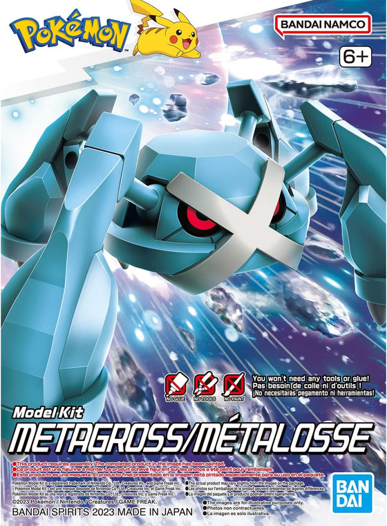 Bandai - Gundam Models - Metagross Pokemon Model Kit - 2649138