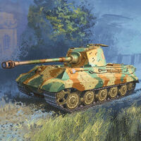Academy Models - German King Tiger Henschel Turrett 1:72 - 13423