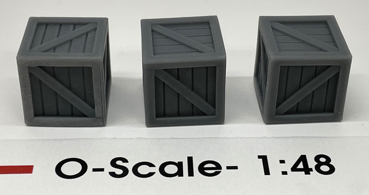 Phoenix Precision Model - O 3' Single Cube Crate Undecorated 3pc - 33539