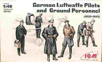ICM Models - LUFTWAFFE PILOTS & CREW 1:48 - 48082