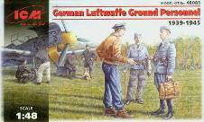 ICM Models - LUFTWAFFE GROUND PERSONNEL 1:48 - 48085