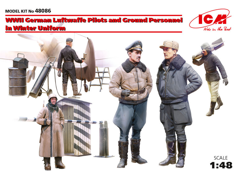 ICM Models - WWII German Luftwaffe Pilots + 1:48 - 48086
