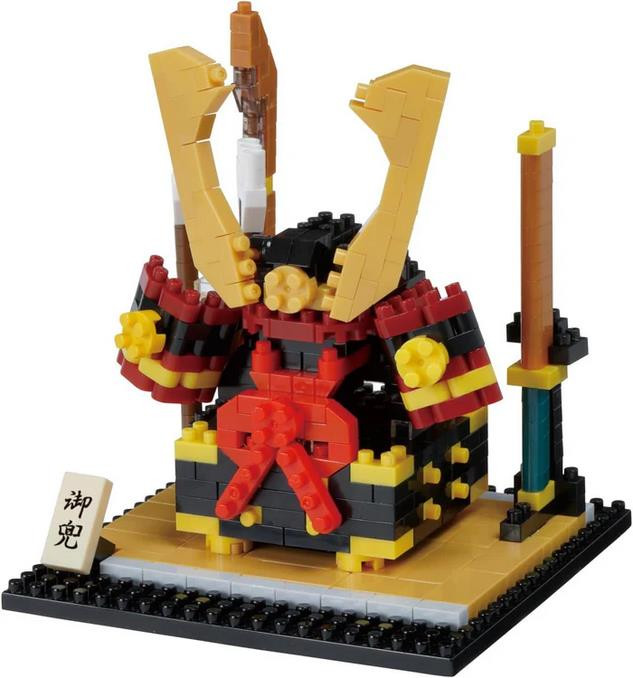 Nanoblock - Samurai Helmet Ornament Nanoblock - 22798