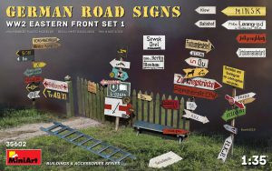 Mini Art Models - German Road Signs WW2 Eastern Front 1:35 - 35602