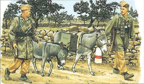 DML Military Kits - GERMAN FALSMGR W/DONKEYS 1:35 - 6077