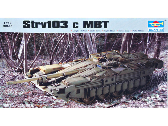 Trumpeter Models - STRV 103c MBT 1:72 - 7220