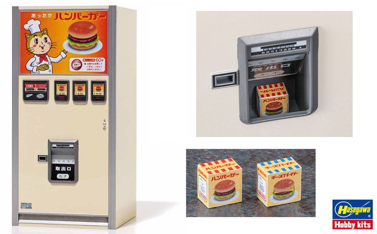 Hasegawa Models - Hamburger Vending Maching 1:12 - 62011