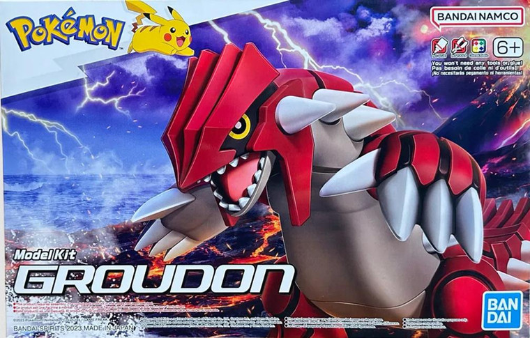 Bandai - Gundam Models - Groudon Pokemon Model Kit - 2704423