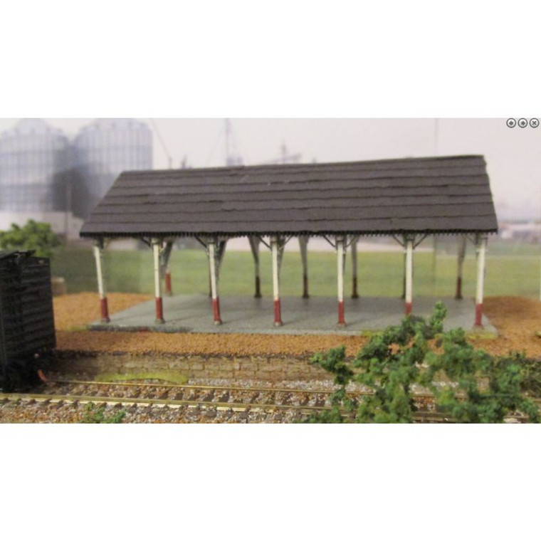 RS Laser Kits - N 6 Bay Open Storage Shed - 3082