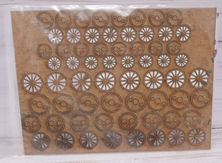 RS Laser Kits - HO Wagon Wheels - 2516