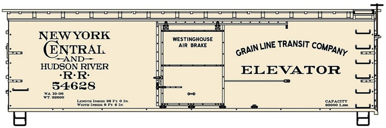 Accurail - HO HO 36' Wood Boxcar NYC&HR - 81531