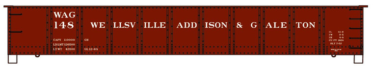 Accurail - HO 41' Steel Gondola Wellsville Addison - 81602