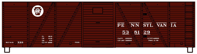 Accurail - HO 6-Panel Outside Braced Boxcars - 7119