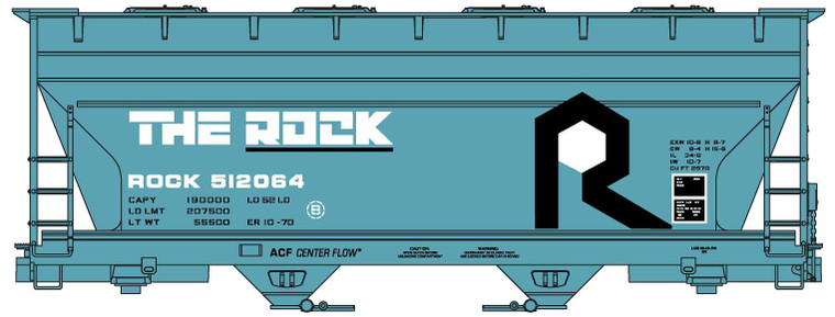 Accurail - HO ACF 2-Bay Covered Hopper RI - 2212