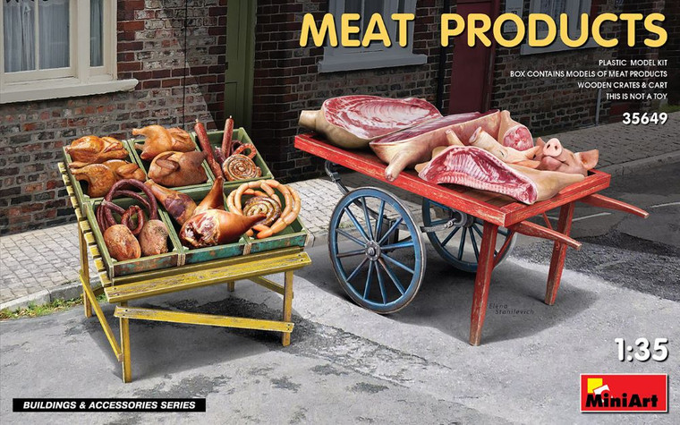 Mini Art Models - Meat Products w/carts 1:35 - 35649