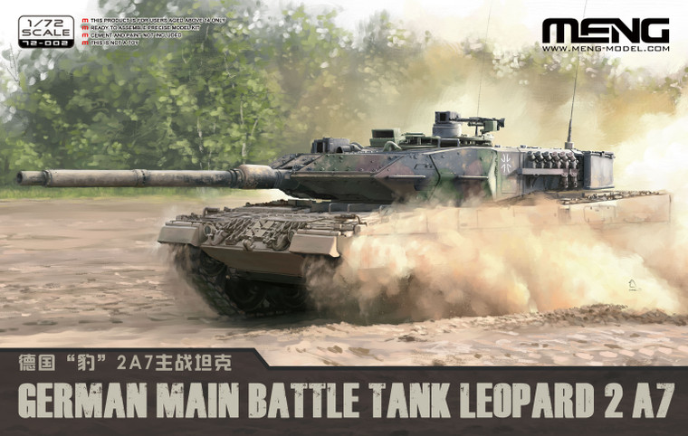 Meng Models - German MBT Leopard 2 A7 1:72 - 72-002