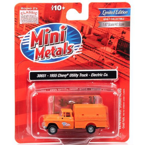 Classic Metal Works - HO '55 Chevy Utility Truck Electric Co. - 30651
