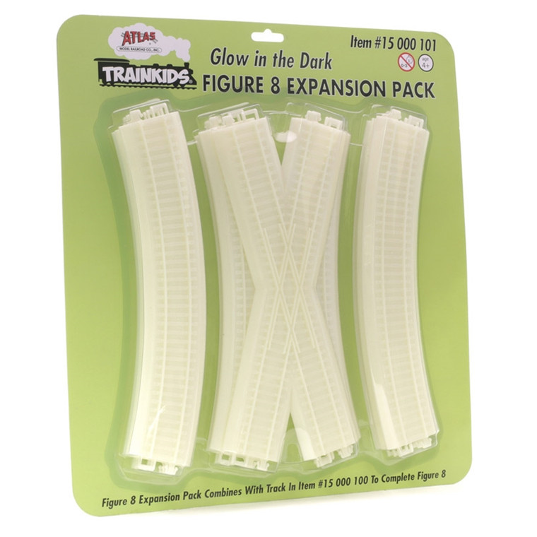 Atlas Model Railroad Co. - HO Trainkids Glow in the Dark Fig 8 Set - 15000101