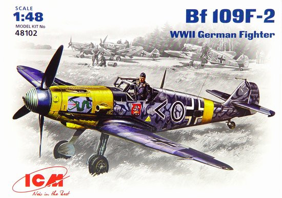 ICM Models - Bf-109F-2 MESSERSCHMITT 1:48 - 48102