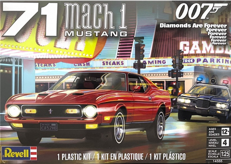 Revell Monogram - 71 Ford Mustang Mach I 429 Bond 1:25 - 14555