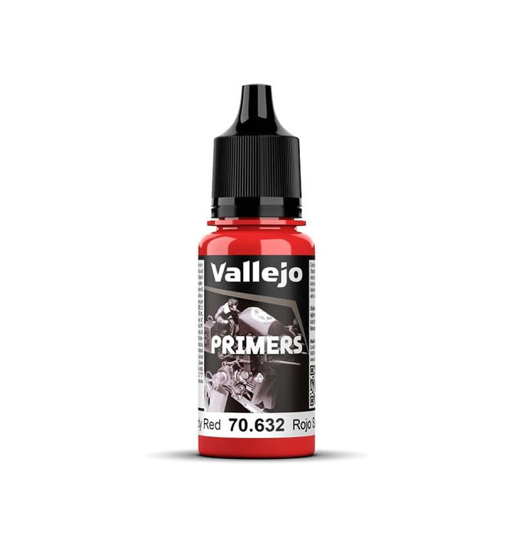 Vallejo Acrylic Paints - Bloody Red Primer Acry-Poly 6p - 70632
