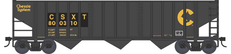 Bowser - Ho 70t 14 Panel Hopper Ches CSXT 800363 - 43452