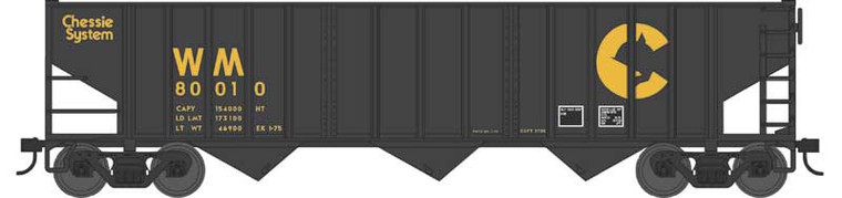 Bowser - Ho 70t 14 Panel Hopper WM Ches 80010 - 43489