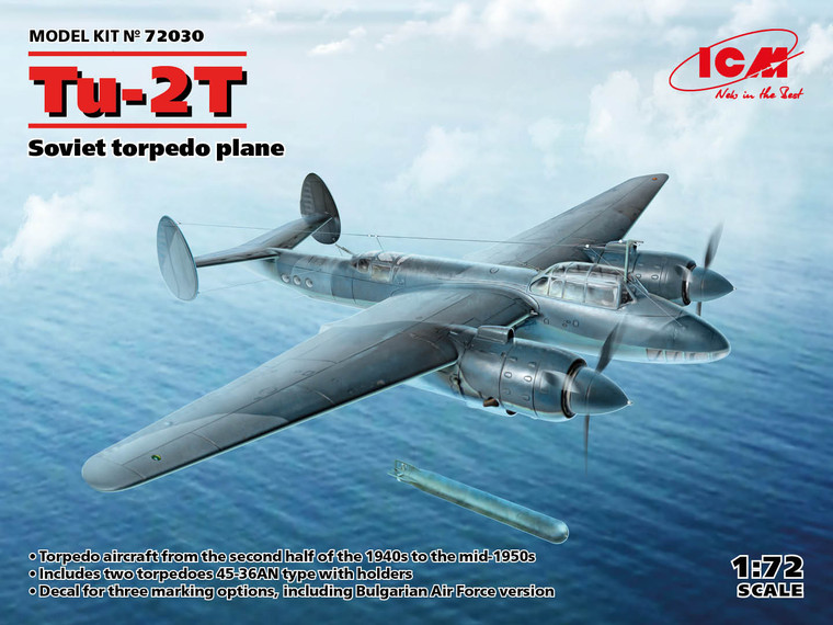 ICM Models - Soviet Tu2T Torpedo Aircraft 1:72 - 72030