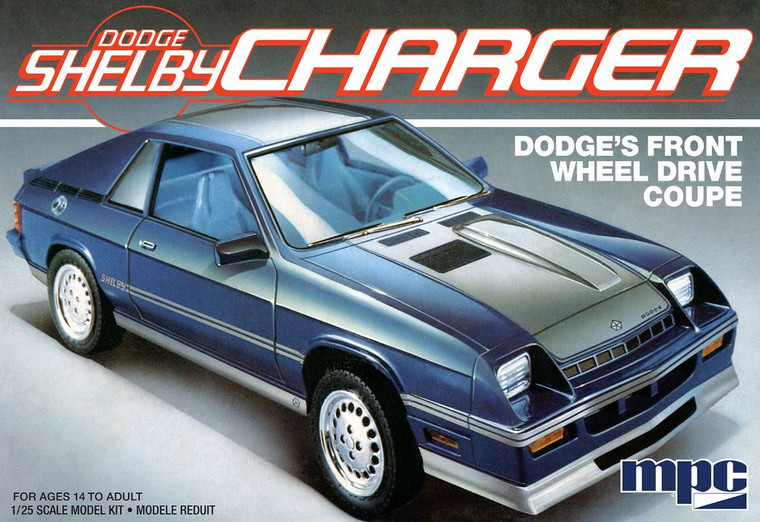 MPC Model Kits - 86 Dodge Shelby Charger 1:25 - 987