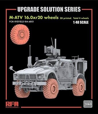 Ryefield Models - Upgrade for M-ATV MRAP Wheel Set 1:48 - 2060