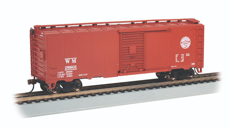 Bachmann - Ho 40'Steam Era Boxcar WM 28801 - 15015