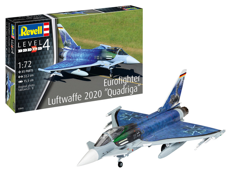 Revell Monogram Germany - Eurofighter Luftwaffe 2020 Quadriga 1:72 - 3843