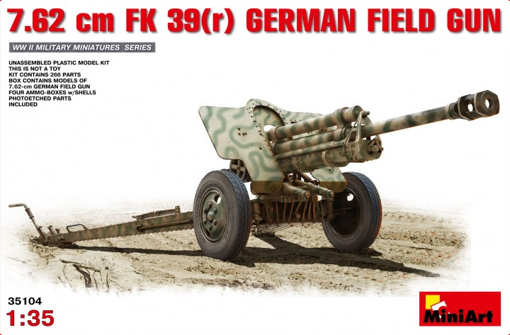 Mini Art Models - German 7.62cm Fk 39 1:35 - 35104