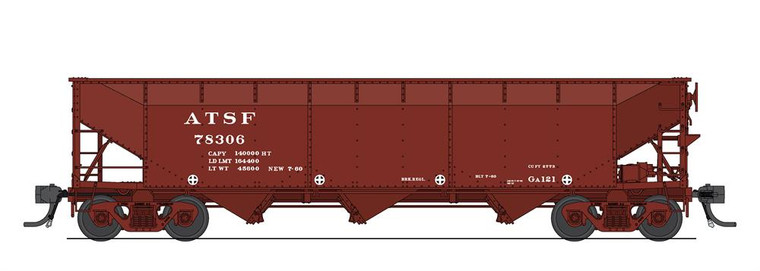 Broadway Limited - Ho AAR 70-t Triple Hopper ATSF 78361 - 7378