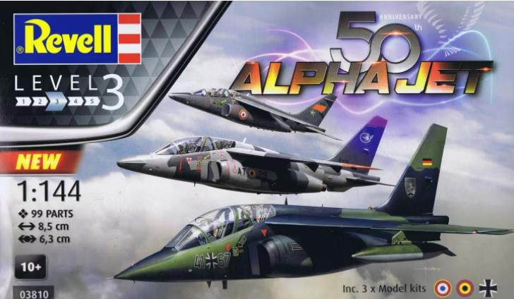 Revell Monogram Germany - Alpha Jet 50th Anniv. 1:144 - 3810