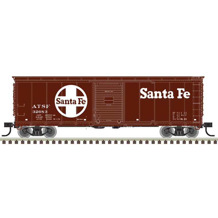 Atlas Model Railroad Co. - Ho USRA Steel Boxcar ATSF 32527 - 20007083