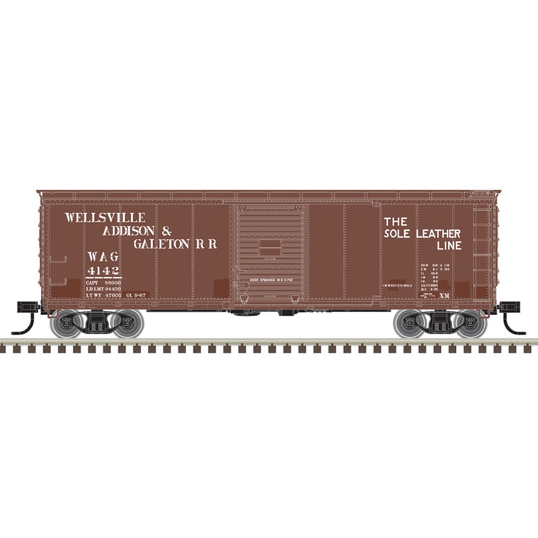 Atlas Model Railroad Co. - Ho USRA Steel Boxcar WA&G RR 4134 - 20007085