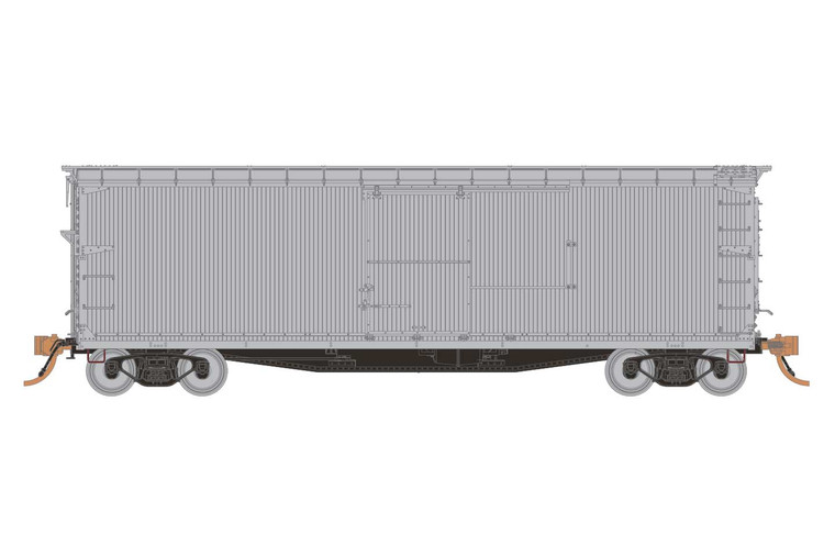 Rapido Trains - Ho 10000-Series Boxcar Undec - 130000