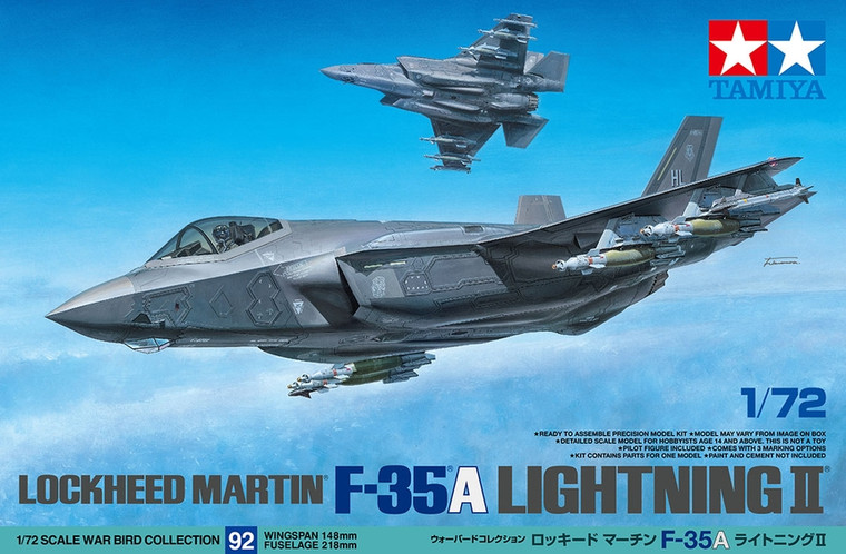Tamiya Paint - Hobby Kits - F-35A Lightning II 1:72 - 60792